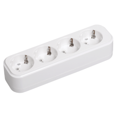 Розетка переносная разб. К04 4 места CLASSIC IEK KYP11-16-04-00-Z