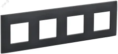 SKANDY Рамка 4-местная SK-F04G графит IEK SK-M42-K53