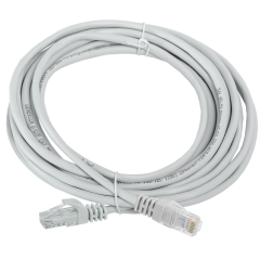 Шнур коммутационный кат. 5Е UTP 10м серый GENERICA PC01-C5EU-10M-G
