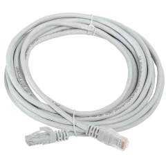 Шнур коммутационный кат. 5Е UTP 10м серый GENERICA PC01-C5EU-10M-G