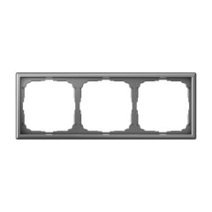 ARTGALLERY 3-постовая РАМКА, универсальная, СТАЛЬ Systeme Electric GAL000903