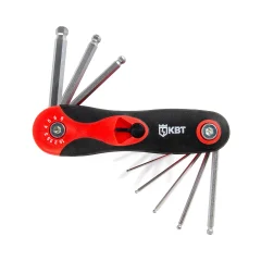 Набор шестигранных ключей с шаром, 8 шт. КВТ 80957