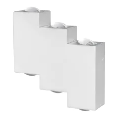 Светильник уличный светодиодный, 6*1W, 600Lm, 3000K, белый DH110 Feron 48314