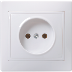 KVARTA Роз. 1-мест. без з/к/ш 10А РС10-2-КБ бел. IEK ERK13-K01-10-DM