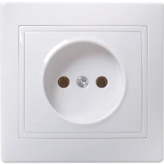 KVARTA Роз. 1-мест. без з/к/ш 10А РС10-2-КБ бел. IEK ERK13-K01-10-DM