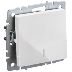 BRITE Выключ. 1-кл. с инд. 10А ВС10-1-1-БрБ бел. IEK BR-V10-1-10-K01