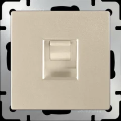 Розетка Ethernet RJ-45 (шампань)W1181011/ Werkel a050873