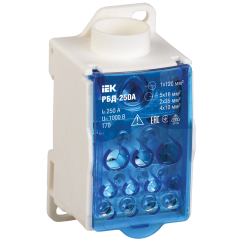 Распределительный блок на DIN-рейку РБД-250А IEK RBD-250