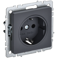 BRITE Роз. с з/к без з/ш 16А РС11-1-0-БрГ граф. IEK BR-R11-16-K53