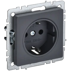 BRITE Роз. с з/к без з/ш 16А РС11-1-0-БрГ граф. IEK BR-R11-16-K53