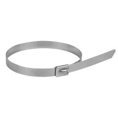 Хомут AISI 304 из нержавеющей стали, 7.9x290 (10 шт.) FlexLock PROxima EKF plc-fl-tss-304-7.9x290-r