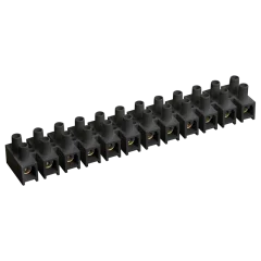 Зажим винтовой ЗВИ-15 н/г 4,0-10мм2 12пар черные IEK UZV5-015-06