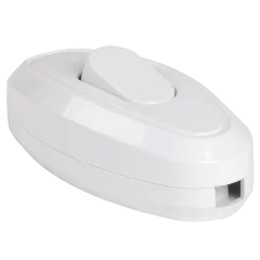 ВБ-01Б Выключатель одноклавишный разборный для бра, белый IEK EVB10-K01-10