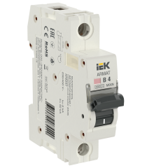 ARMAT Авт. выкл. M06N 1P B 4А IEK AR-M06N-1-B004