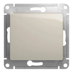 GLOSSA 1-клавишный ПЕРЕКЛЮЧАТЕЛЬ,сх.6,10AX, механизм, МОЛОЧНЫЙ Systeme Electric GSL000961