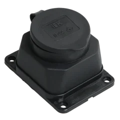 РБ13-1-0м Розетка с защ. кр. настен. ОМЕГА IP44 IEK PKR11-016-2-K02