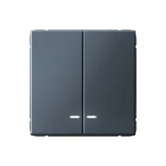 ARTGALLERY 2-клавишный ВЫКЛЮЧАТЕЛЬ с подсветкой, сх.5а, 10АХ, механизм, ГРИФЕЛЬ GAL Systeme Electric