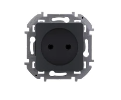 Розетка 2К - 16 А - 250 В~ - INSPIRIA - антрацит Legrand 673713