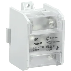 Блок распред. проходн. РБДп-95 232/100А DIN 1х95-4х16мм2 IEK YRB30-1-232
