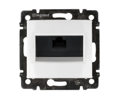 Розетка СП 1-м компьютерная RJ45 UTP механизм (белый) Valena Legrand 774230