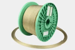 Трос 4 мм стальной в оплетке ПВХ (100м) Танис EDS001429