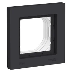 Рамка 1 пост IP44 AQUA, карбон Systeme Electric ATN441001