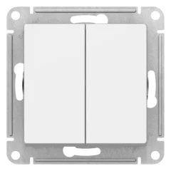 ATLASDESIGN 2-клавишный ВЫКЛЮЧАТЕЛЬ, сх.5, 10АХ, механизм, ЛОТОС Systeme Electric ATN001351