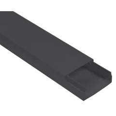 Кабель-канал 40х25 "ЭЛЕКОР" черный (24м) IEK EL-KK10-040-025-1-K02