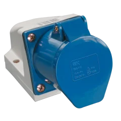 Розетка стац. ССИ-113 16А-6ч 220В 2P+PE IP44 IEK PSR11-016-3