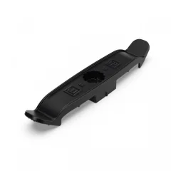 Держатель плоского кабеля двусторонний для прямого монтажа на 4 места чёрный (20шт/640шт уп/кор) Про