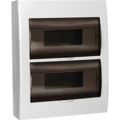 Корпус пластиковый ЩРН-П-24 черн. прозр. дверь IP41 GENERICA MKP12-N-24-41-G