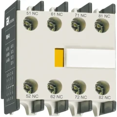 Приставка ПКИ-04 дополнительные контакты 4NC IEK KPK10-04