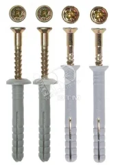 Дюбель-гвоздь SM-G 6x40 с усом (2000/200шт.) Tech-KREP УТ-00013886