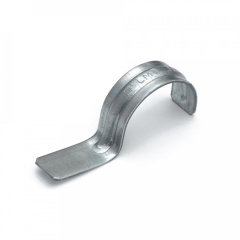 Скоба металлическая однолапковая СМО 31-32 для монтажного пистолета (без отверстий) (50 шт Промрукав