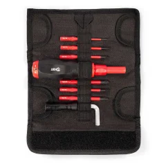 Диэлектрическая динамометрическая отвертка VDE со сменными битами SLIM, 6 шт НИО-3306 серия СЛИМ для