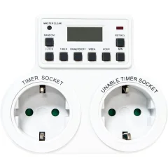 Розетка с таймером (недельная) 3500W/16A 230V, TM25 Feron 23236
