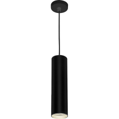 Светильник светодиодный на подвесе 15W, 1350Lm, 4000К, 35 градусов, черный, D80*H200 HL530 324 Feron