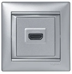 VALENA Розетка HDMI алюминий Legrand 770285