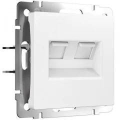 Розетка двойная Ethernet RJ-45 (белый матовый) W1181161 Werkel a062408