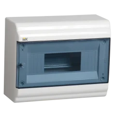 PRIME Корпус пластиковый ЩРН-П-9 белый IP41 IEK MKP82-N-09-41-20