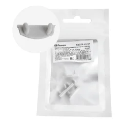 Заглушка без отверстия для профиля CAB264, LD370 (комплект 4шт) FERON Feron 48245