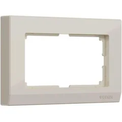 Рамка для двойной розетки (слоновая кость) Stark W0081803 Werkel a050906