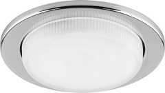 Светильник потолочный встраиваемый, 20W 230V GX53, хром без лампы, DL53 Feron 28454