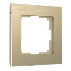 Рамка на 1 пост (шампань алюминий) Aluminium W0011711 Werkel a052312