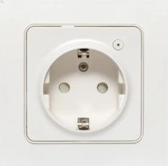 Умная розетка Стокгольм 1-местная 16А белый Zigbee Сonnect EKF RCS-ST16-WD-ZB