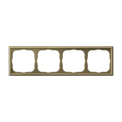 ARTGALLERY 4-постовая РАМКА, универсальная, ЗОЛОТО Systeme Electric GAL001604