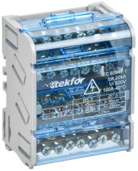 Шины на DIN-рейку (кросс-модуль) ШНК 4х7 3L+PEN IEK TF-DN10-4-07-100