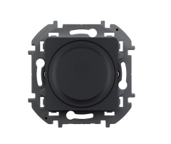 Светорегулятор поворотный без нейтрали 300Вт - INSPIRIA - антрацит Legrand 673793