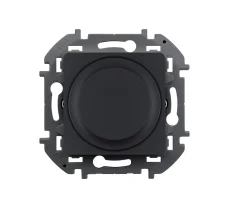 Светорегулятор поворотный без нейтрали 300Вт - INSPIRIA - антрацит Legrand 673793