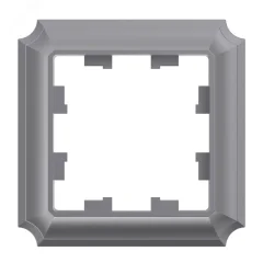 ATLASDESIGN ANTIQUE 1-постовая рамка, СТАЛЬ Systeme Electric ATN100901